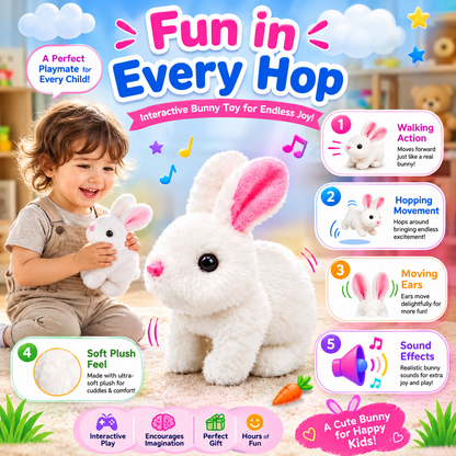 Magic Walking & Singing Bunny