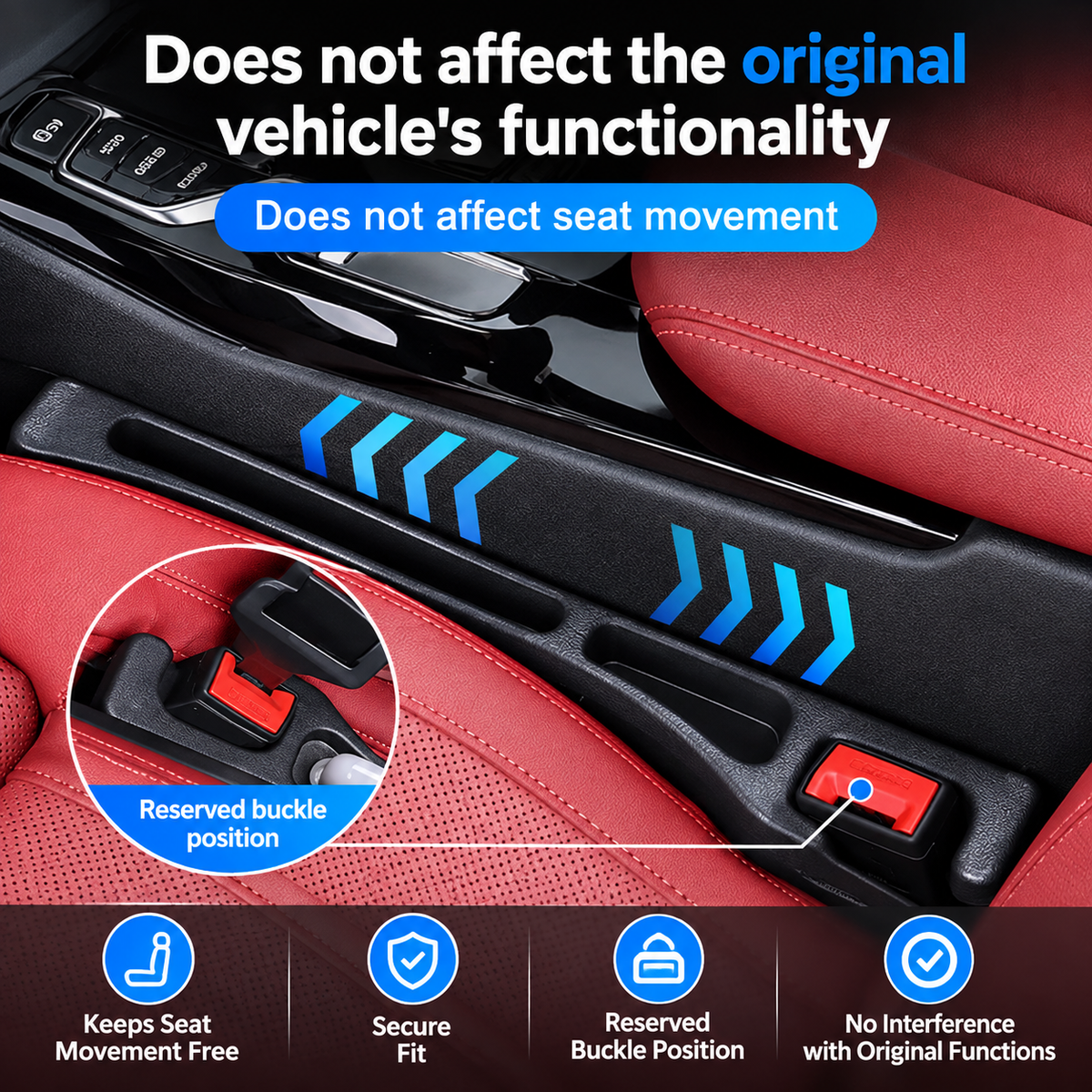 SmartGap Car Seat Organizer – Pack of 2