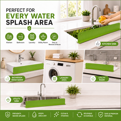 Splash Guard for Kitchen Sink & Countertop