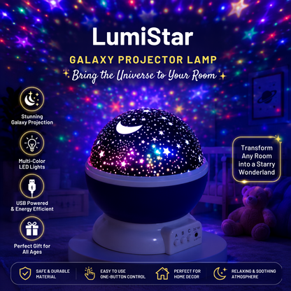 LumiStar Galaxy Projector Lamp